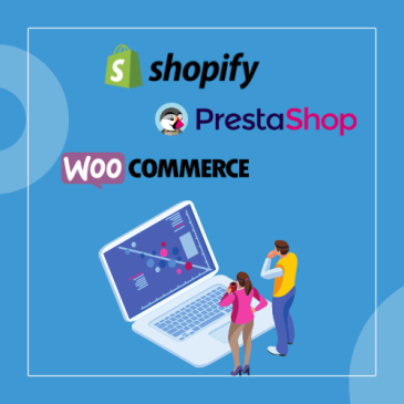 shopify , prestashop , woocommerce conseils agence web bretagne