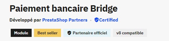 Paiement bancaire Bridge, partenaire de l'agence web Soledis