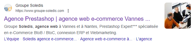 exemple résultat serp