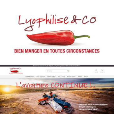 Lyophilise & Co, migration vers Prestashop